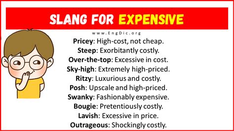 slang for expensive.